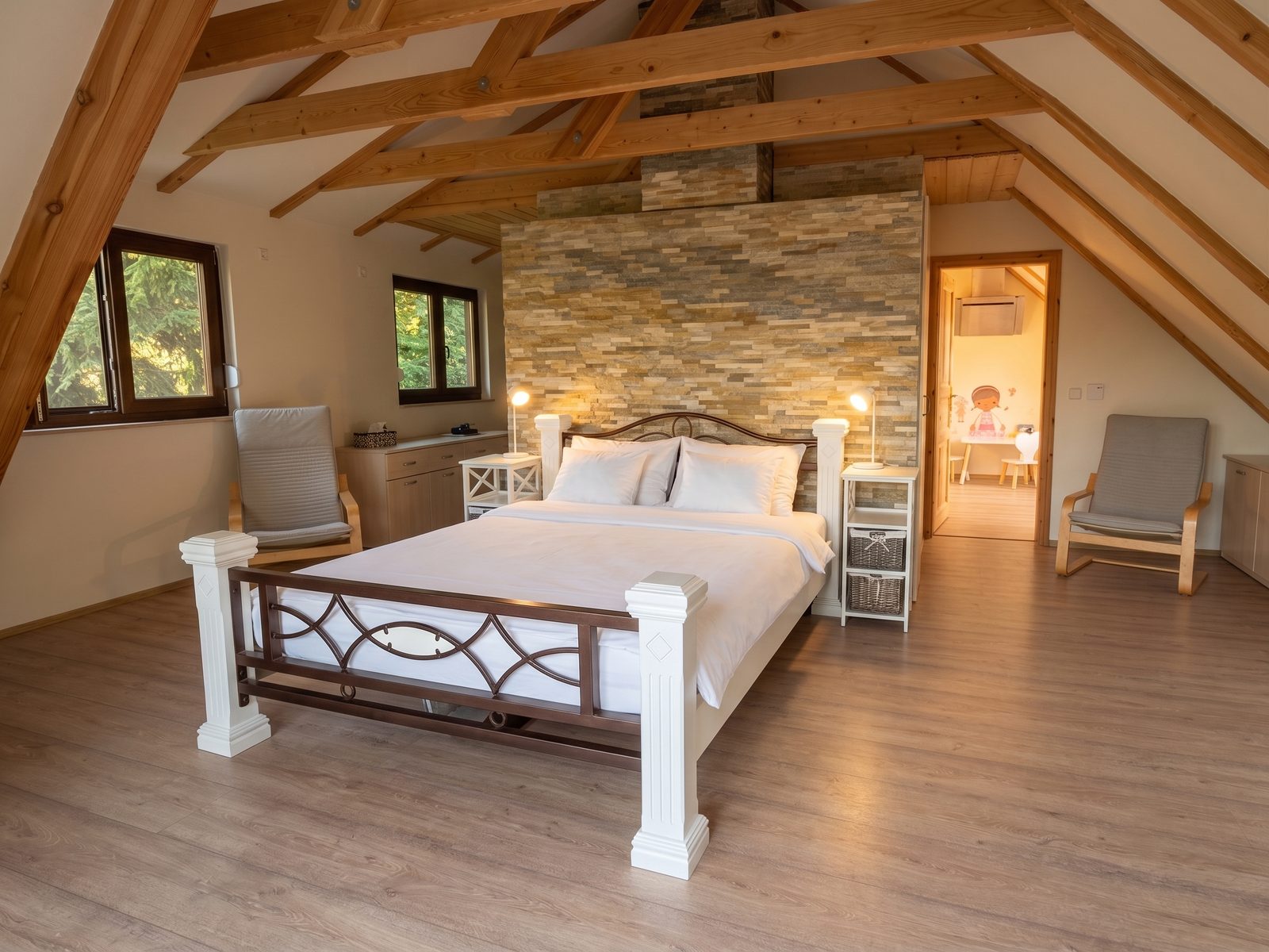 Schlafzimmer obere Etage
