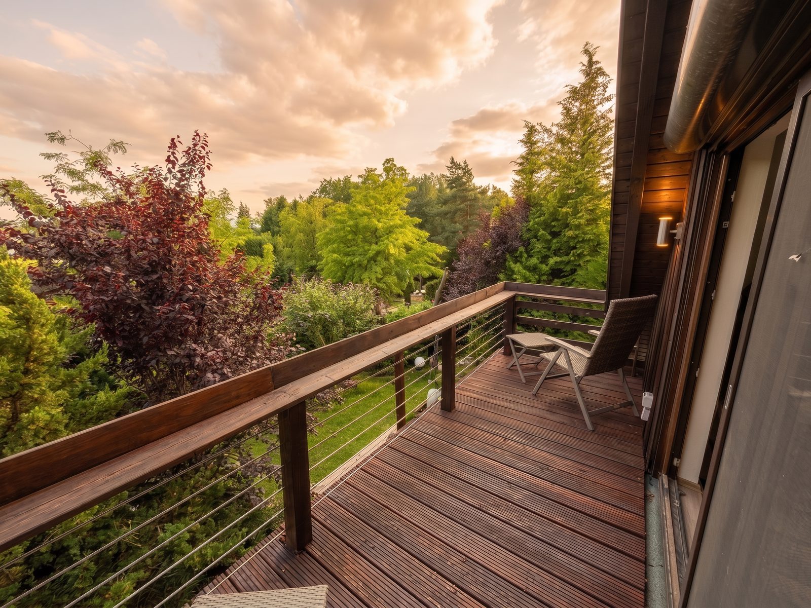 Balkon mit Seeblick